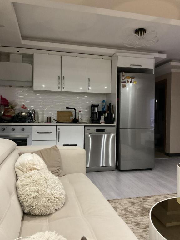 Kjøkken eller kjøkkenkrok på Luxury home seawiew İzmir