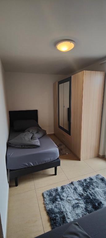 Postel nebo postele na pokoji v ubytování Gästehaus Spring