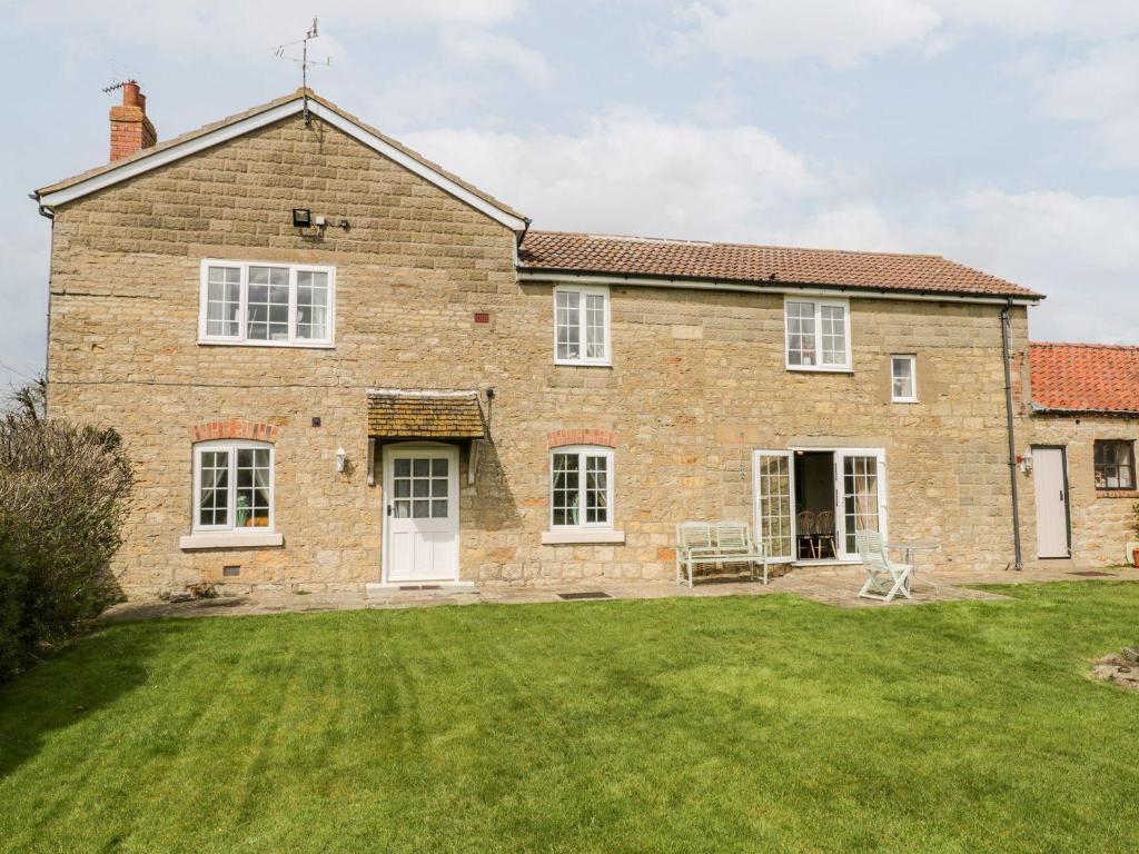 Bygningen som feriehuset ligger i