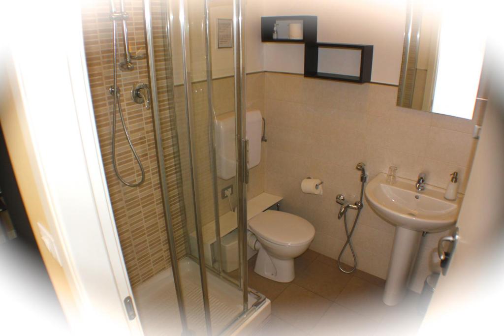 Koupelna v ubytování Domus Corso Umberto 18 B&B