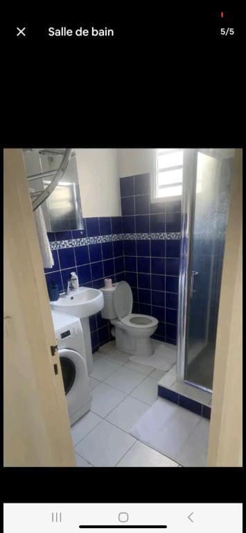 Koupelna v ubytování Le Ti Coin à Didy