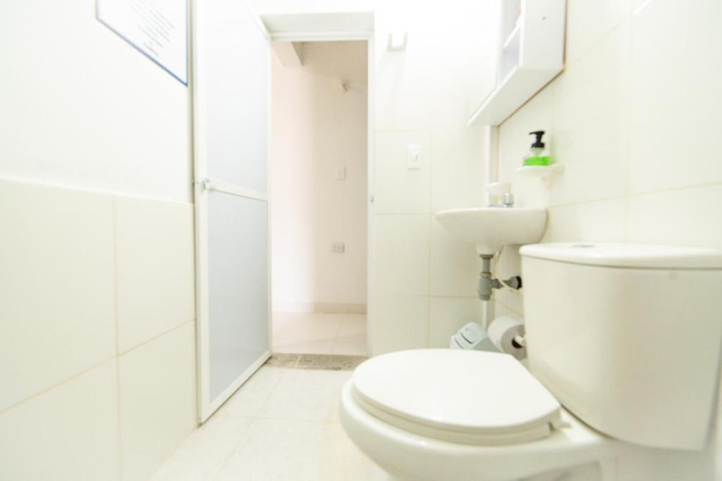 Koupelna v ubytování Hostal del Mar - Tolu