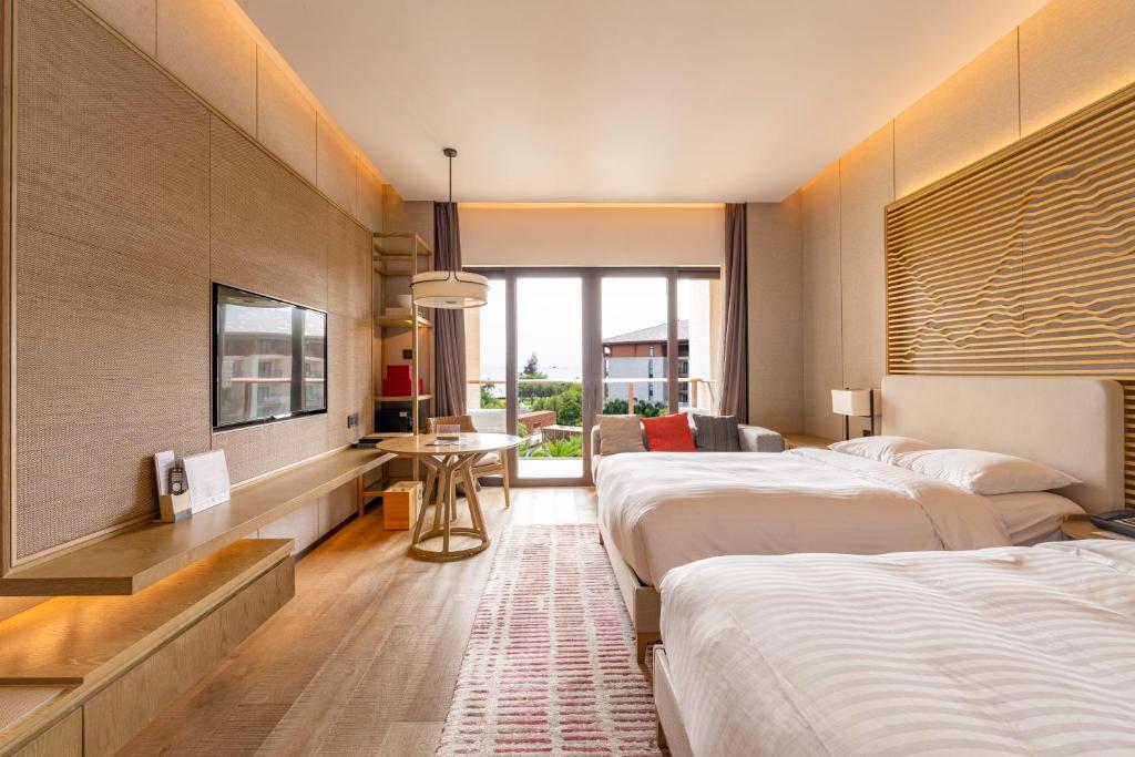 Shenzhen Marriott Hotel Golden Bay - Salle Jumelle De Luxe Seaview