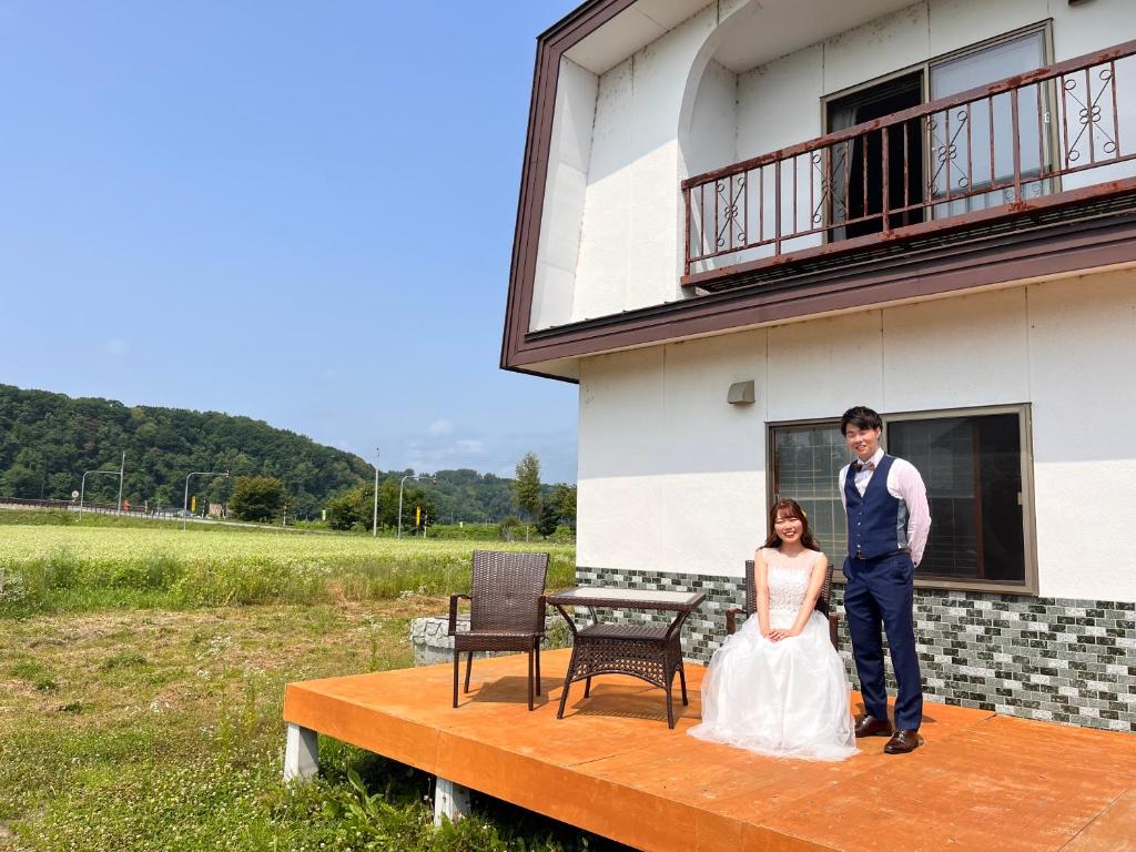 ゲストハウスの近くで見られる自然の景観