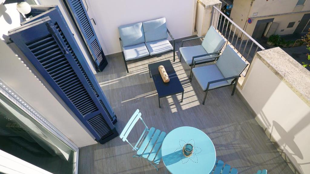 Balkón alebo terasa v ubytovaní Beachstyle Penthouse by Hello Homes Sitges