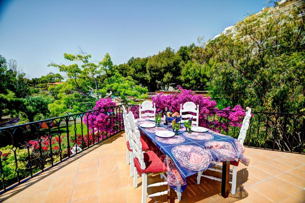 A balcony or terrace at Can Ferran by Hello Homes Sitges