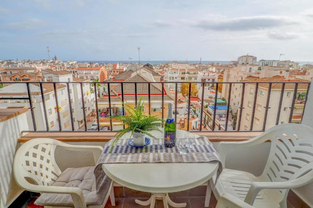 Balkón nebo terasa v ubytování Linda Vista Oasis Penthouse by Hello Homes Sitges