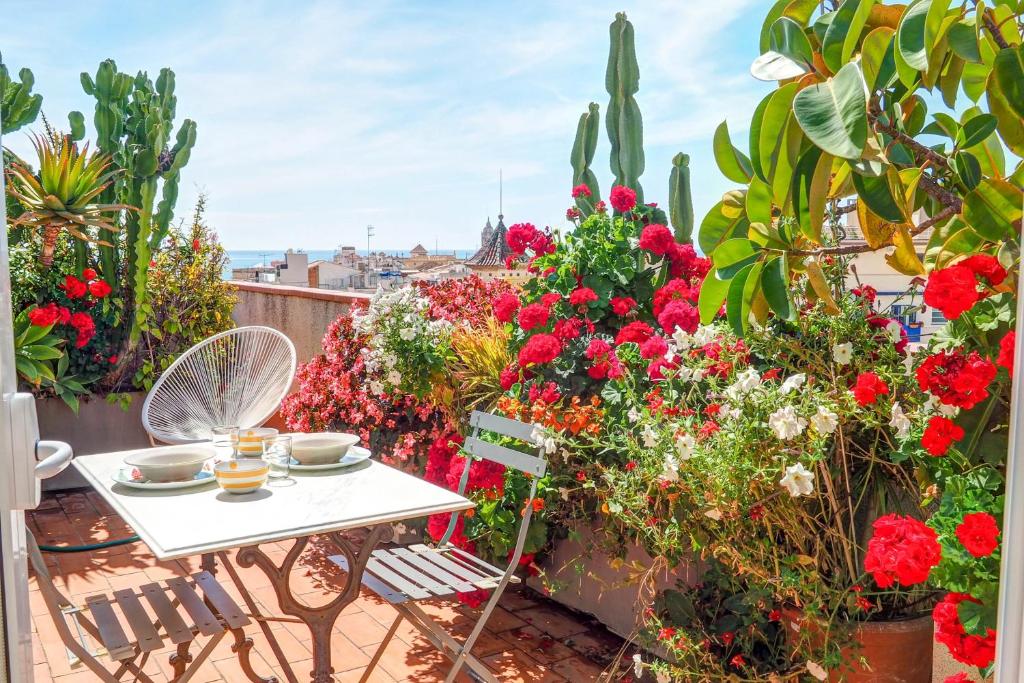 Balkón nebo terasa v ubytování Secret Garden Apartment by Hello Homes Sitges