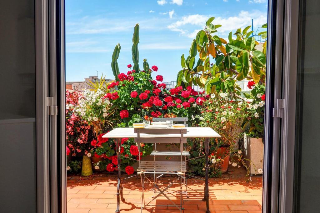 Balkón nebo terasa v ubytování Secret Garden Apartment by Hello Homes Sitges