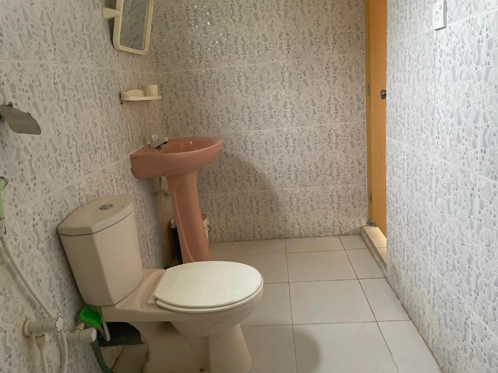 Koupelna v ubytování Gopalapuram Guest House