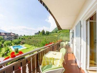 Balkón nebo terasa v ubytování Chalet Anna