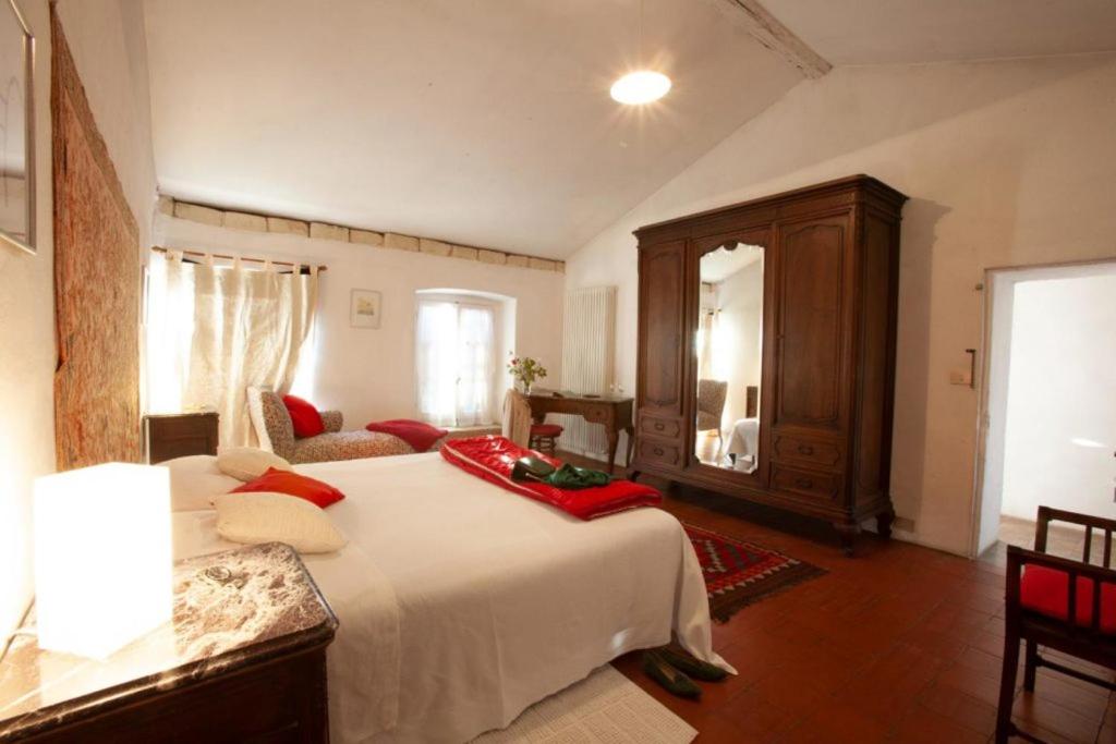 Postel nebo postele na pokoji v ubytování Cascina Rosa B&B