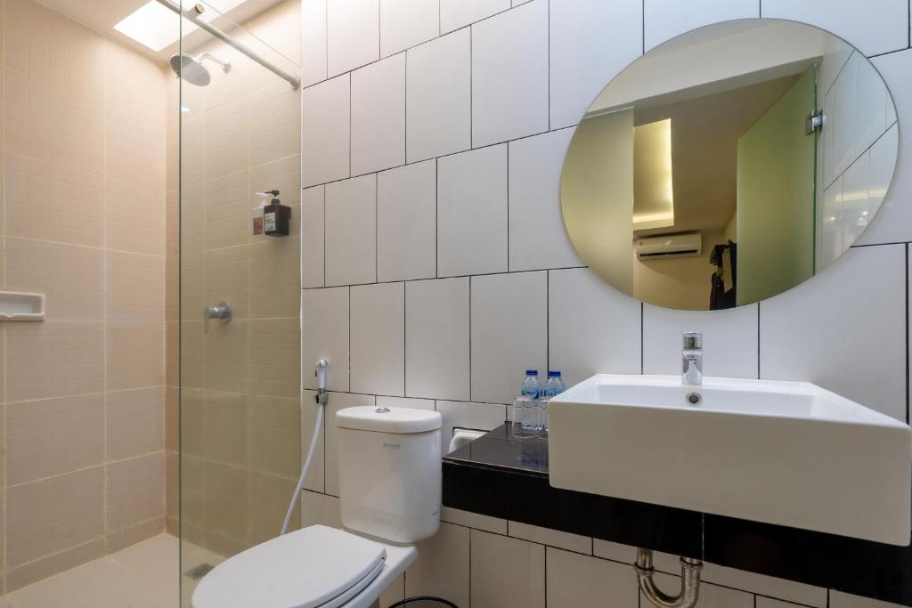 Koupelna v ubytování Everyday Hotel Kuta Central