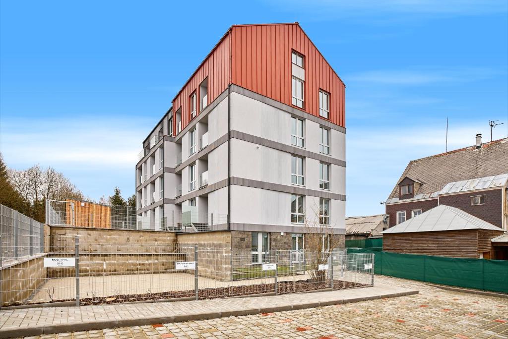 Budova, kde se apartmán nachází
