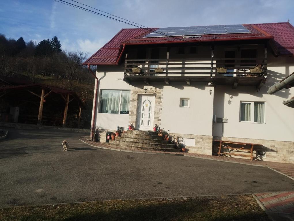 Bygningen som pensionatet ligger i