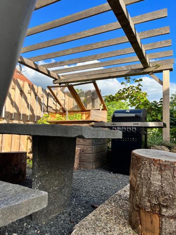 Balkón nebo terasa v ubytování TinyLoft