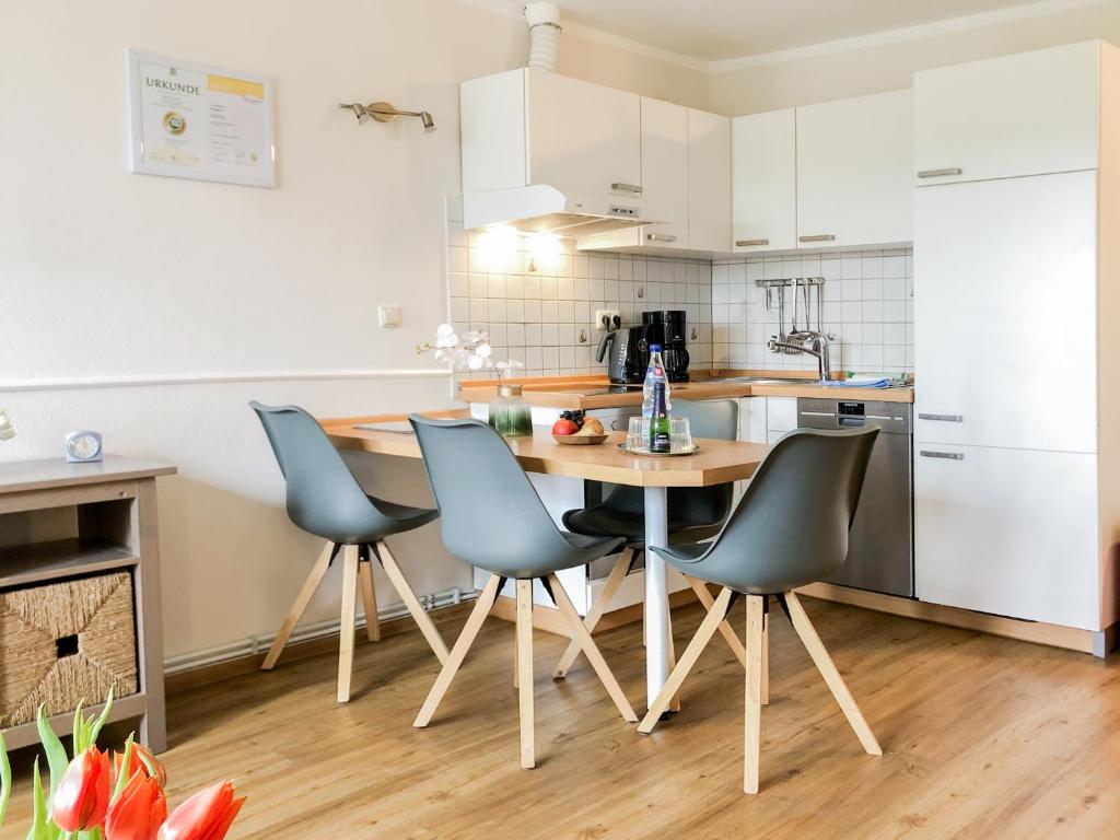 Kuchyň nebo kuchyňský kout v ubytování Nur für Monteure - Moderne Appartements