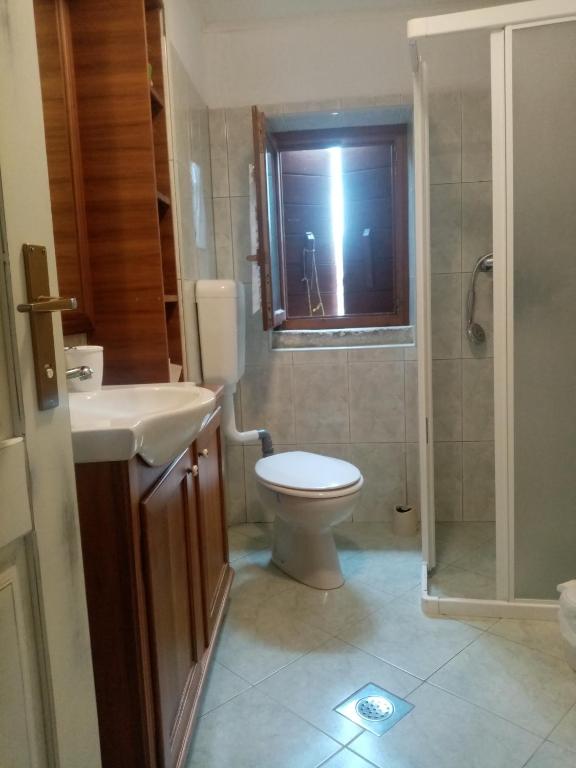 Koupelna v ubytování Rooms Serafin