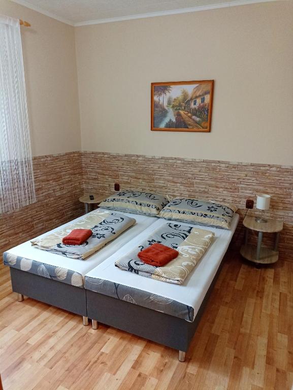 Postel nebo postele na pokoji v ubytování Abturist penzion