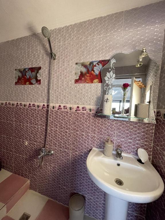 Koupelna v ubytování Casa Marwan