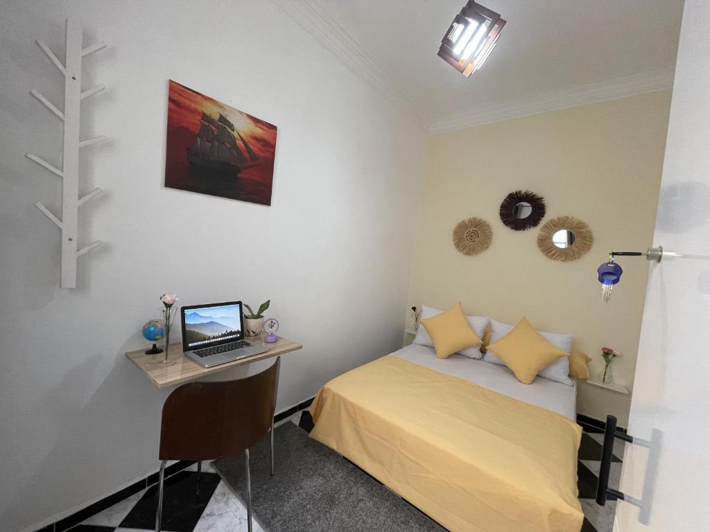 Postel nebo postele na pokoji v ubytování Casa Marwan