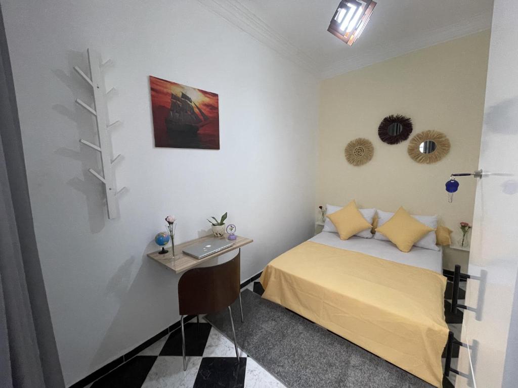 Postel nebo postele na pokoji v ubytování Casa Marwan