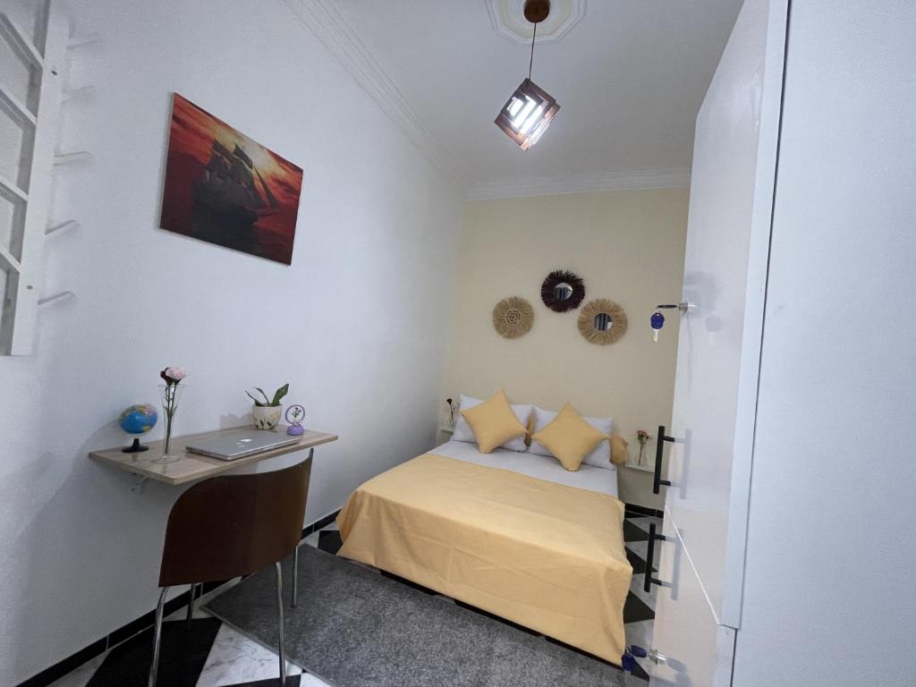 Postel nebo postele na pokoji v ubytování Casa Marwan