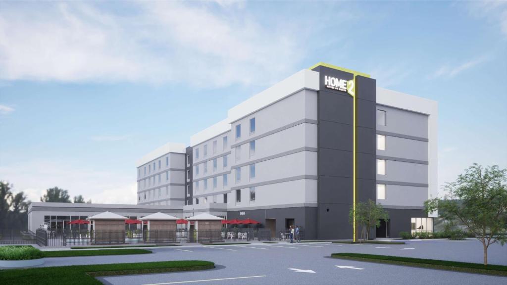 an architectural rendering of a hotel at Home2 Suites By Hilton Fort Walton Beach in Fort Walton Beach