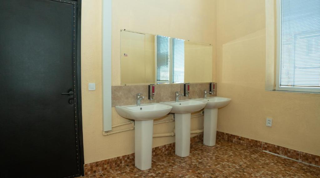 Koupelna v ubytování Hostel Mandaria