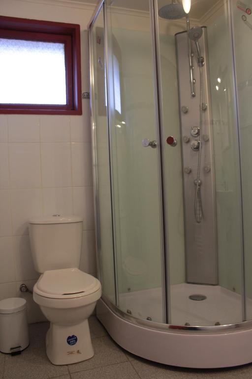 Koupelna v ubytování Hotel Milodon