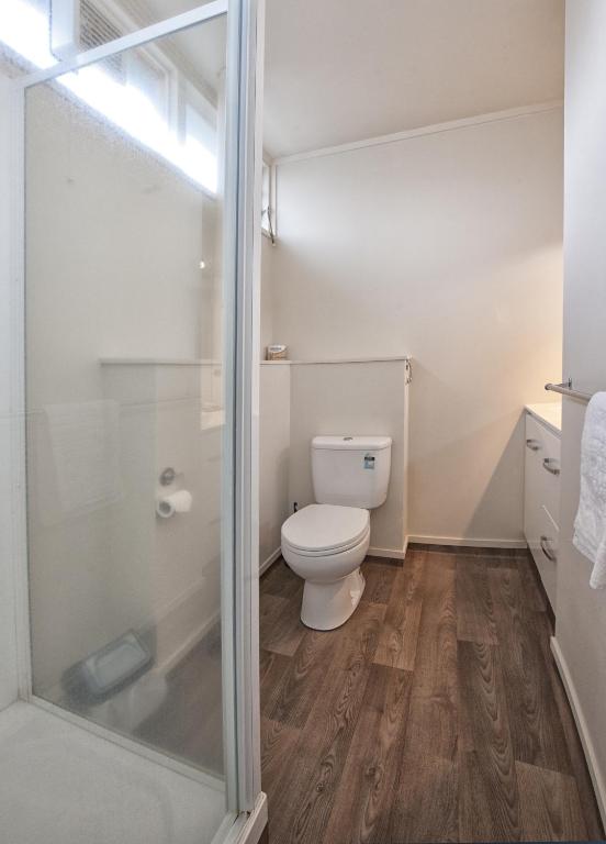 Koupelna v ubytování Aura Accommodation