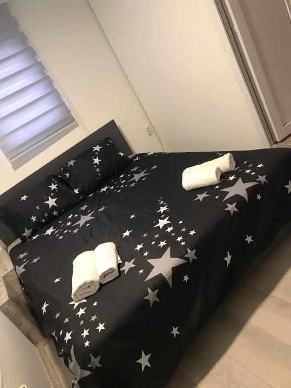 Postel nebo postele na pokoji v ubytování ViP ROOMS PRENOCISTE 026