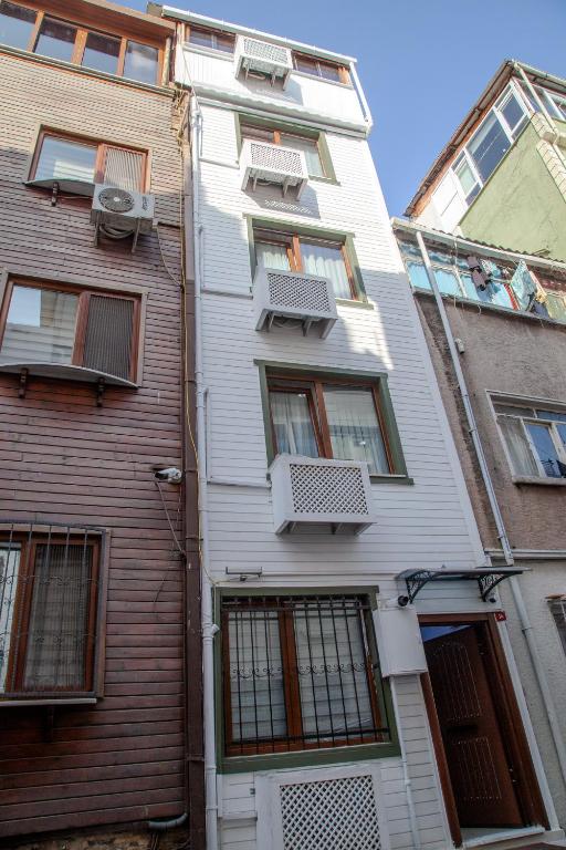 Budova, kde se aparthotel nachází
