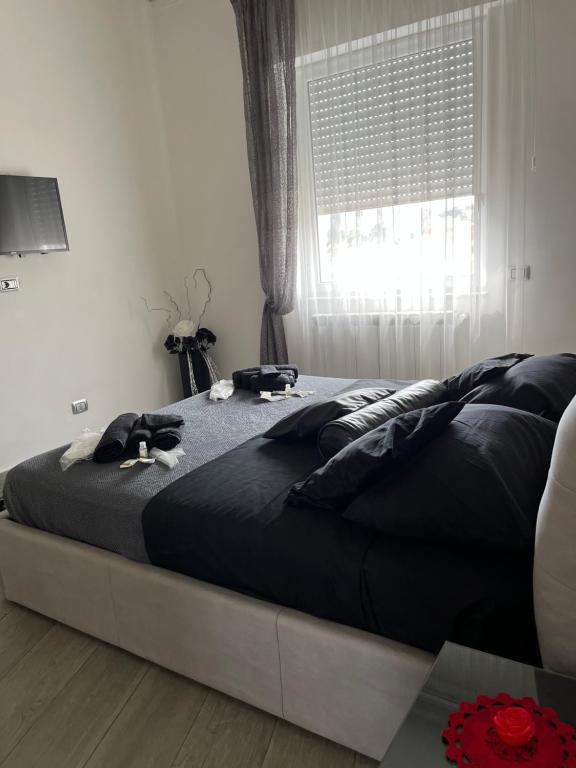 Postel nebo postele na pokoji v ubytování holiday home Un posto solare