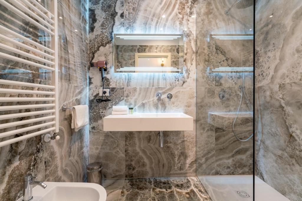 Koupelna v ubytování Hotel Ginori Al Duomo