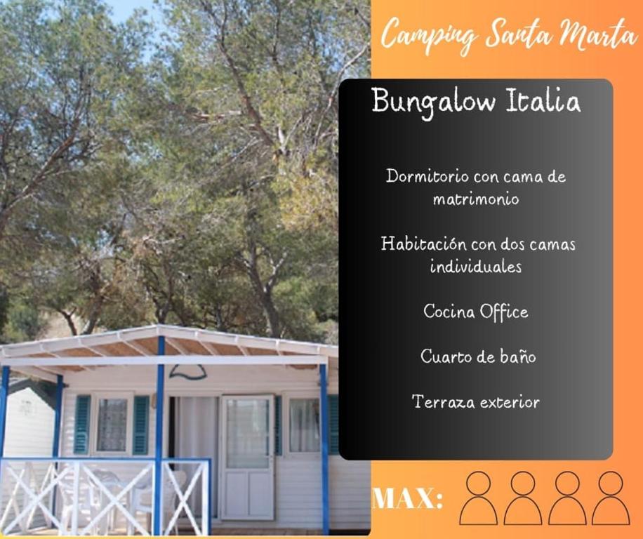 Certifikát, hodnocení, plakát nebo jiný dokument vystavený v ubytování Camping Santamarta