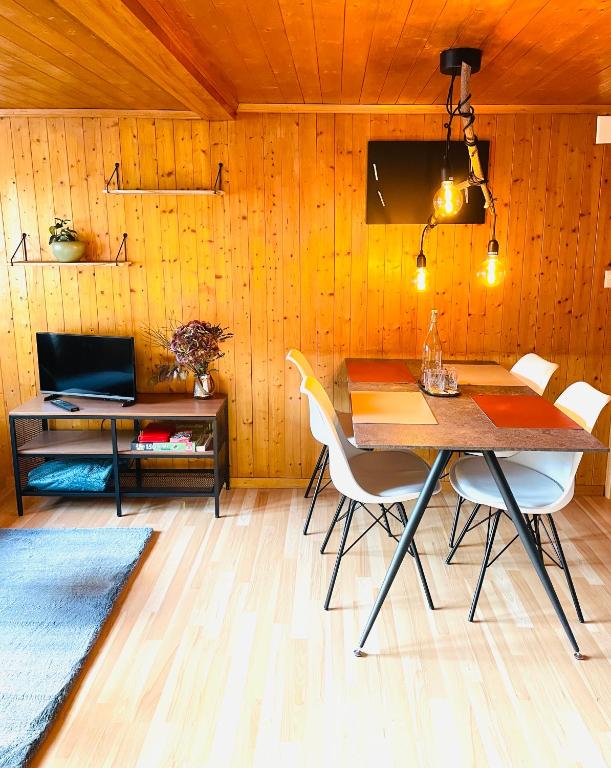 Posezení v ubytování Charming, well-equipped Alpine apartment