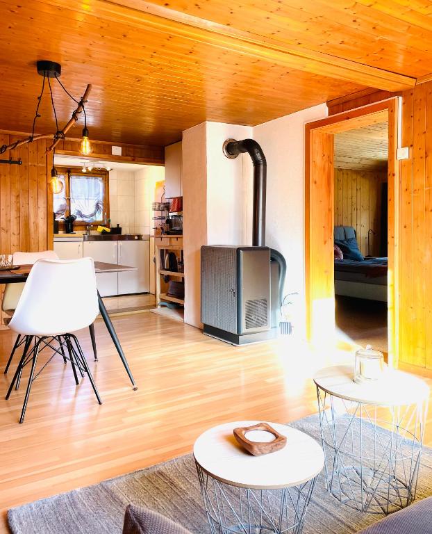 Posezení v ubytování Charming, well-equipped Alpine apartment
