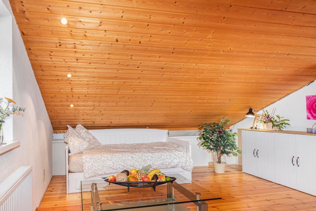 Posezení v ubytování Privatzimmeroase Felicitas exklusive Zimmer