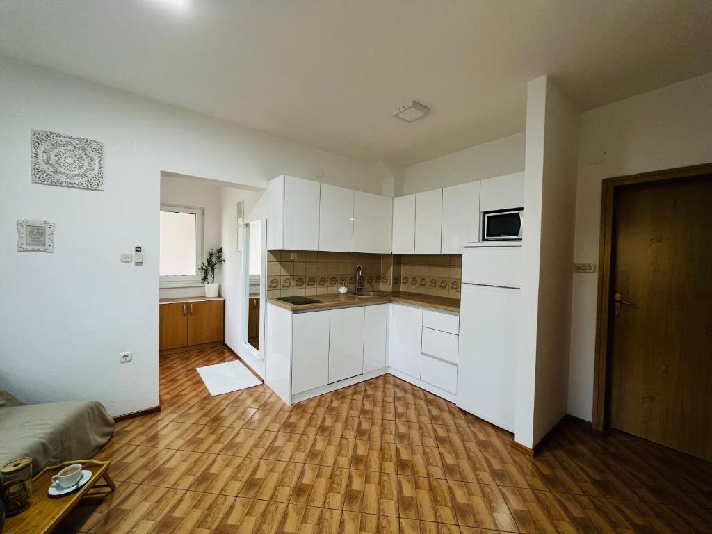 Kuchyň nebo kuchyňský kout v ubytování Villa Marina Čiovo Trogir