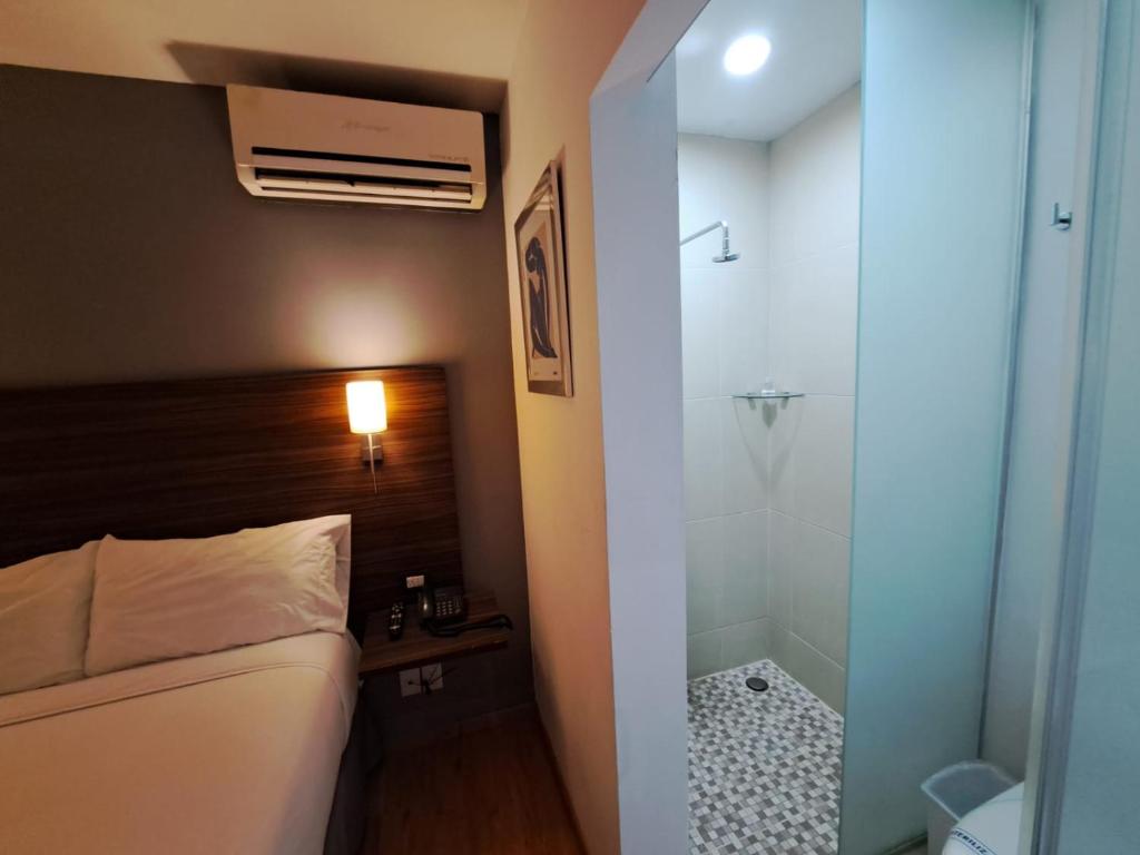 Koupelna v ubytování El Hotel Business Class - Zamora Centro