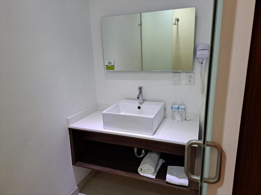 Koupelna v ubytování El Hotel Business Class - Zamora Centro