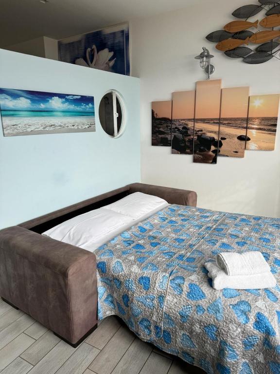 Postel nebo postele na pokoji v ubytování Le Tre Caravelle