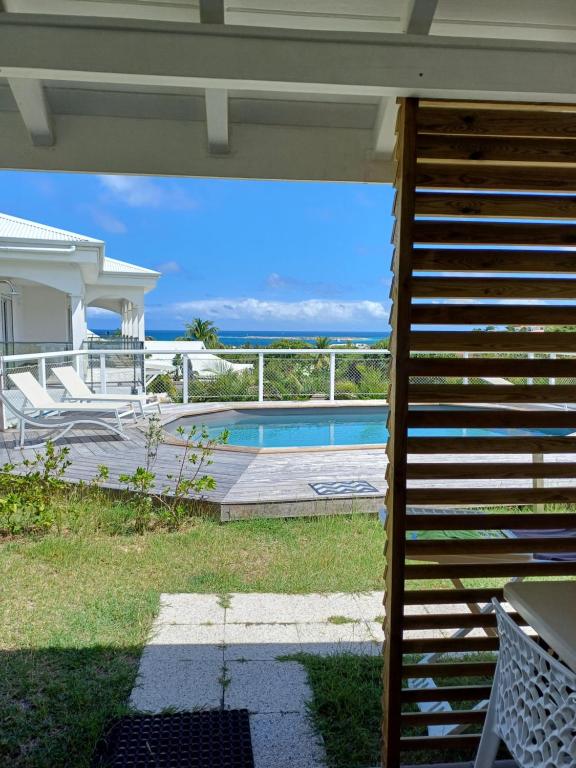 Balkón nebo terasa v ubytování B. O. PARADIS SXM