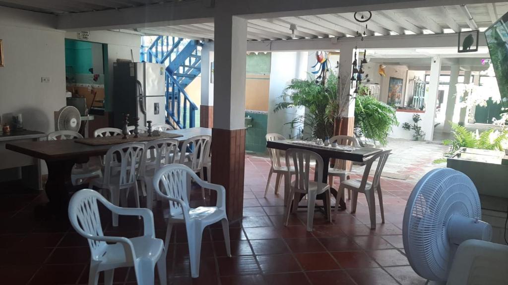 Posezení v ubytování Milimar Hostal