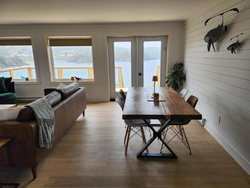 Posezení v ubytování Seaclusion Twillingate