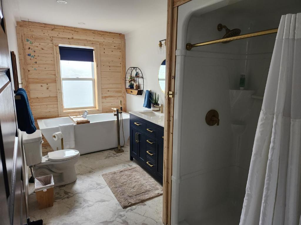 Koupelna v ubytování Seaclusion Twillingate