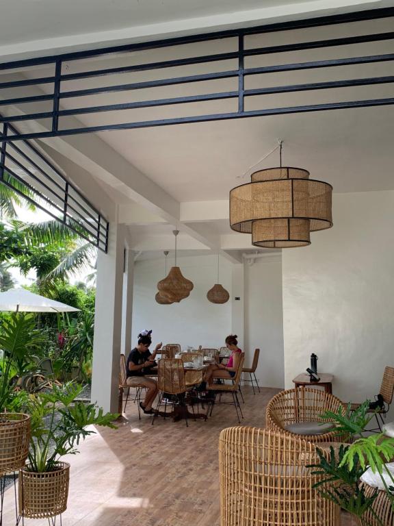 Posezení v ubytování Bahandi Hotel