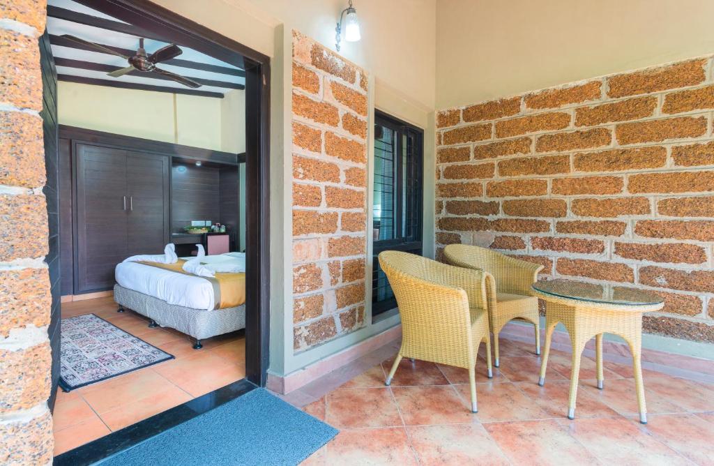 Postel nebo postele na pokoji v ubytování Toshali Sands Nature Escape Puri