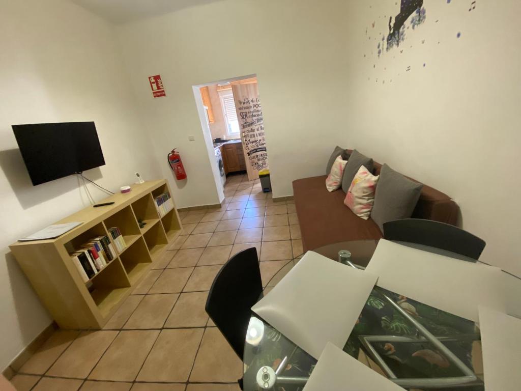 A television and/or entertainment centre at Casa Duna